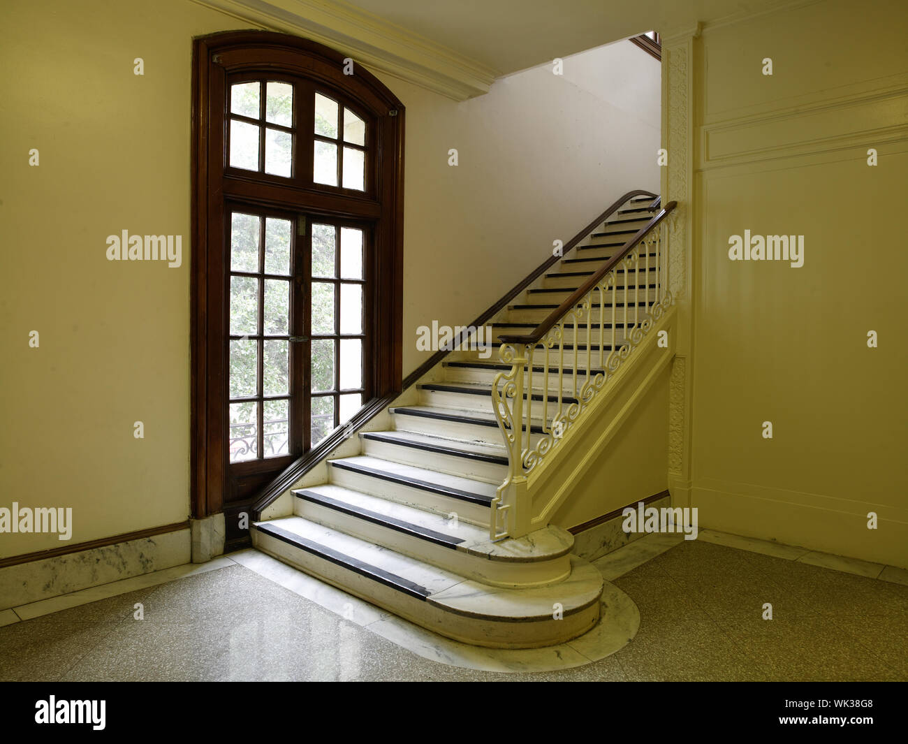 Interior staircase, U.S. Post Office and Courthouse, Laredo, Texas Stock Photo Alamy