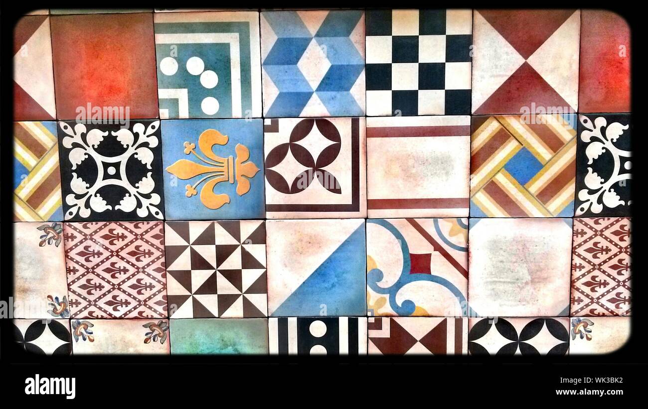 Colored tiles hires stock photography and images Alamy