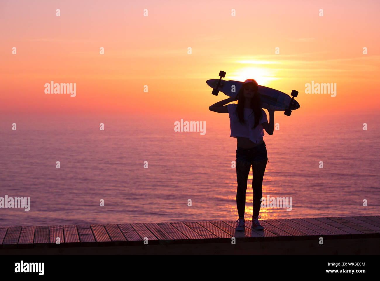 25+ Skateboard Pictures Sunset