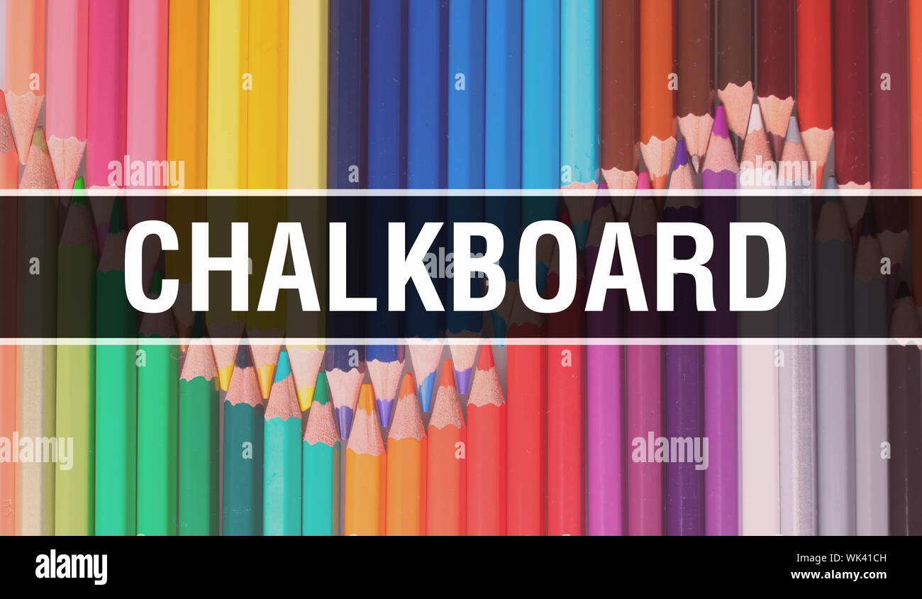 chalkboard concept illustration on Back to School banner with Education texture. chalkboard