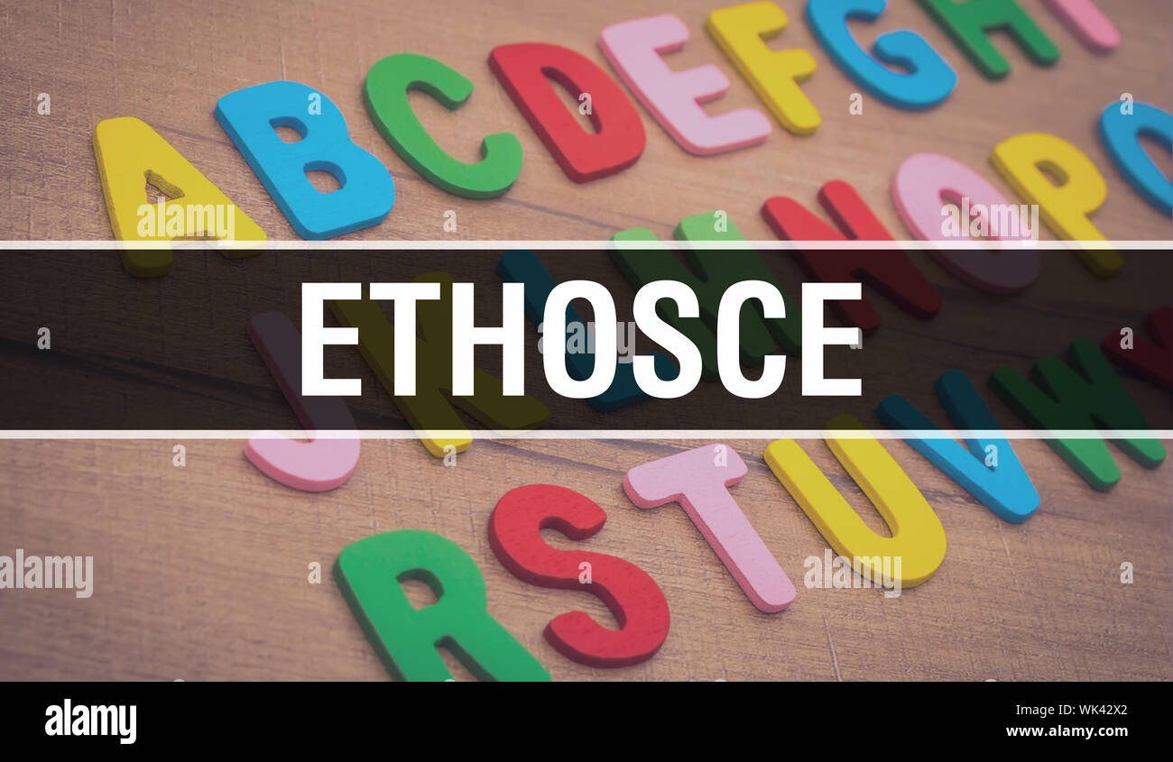 EthosCE with Back to school Education concept background. Abstract ...