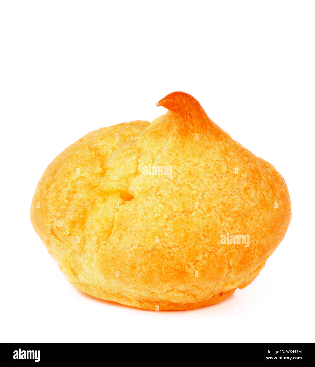 Freshly Baked Profiterole isolated on white background Stock Photo