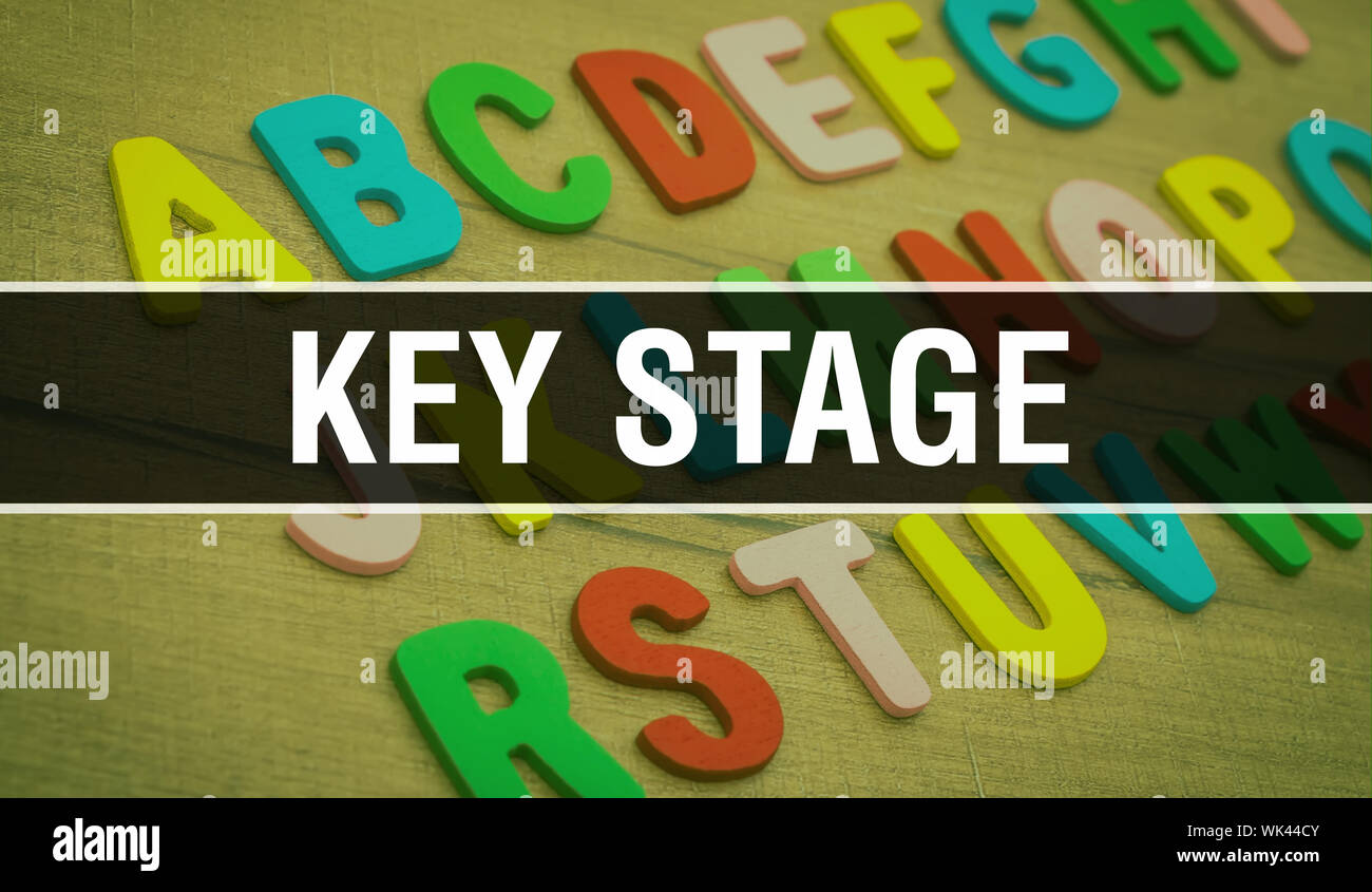 Key Lessons Background Key stage with Back to school Education concept background. Abstract ...