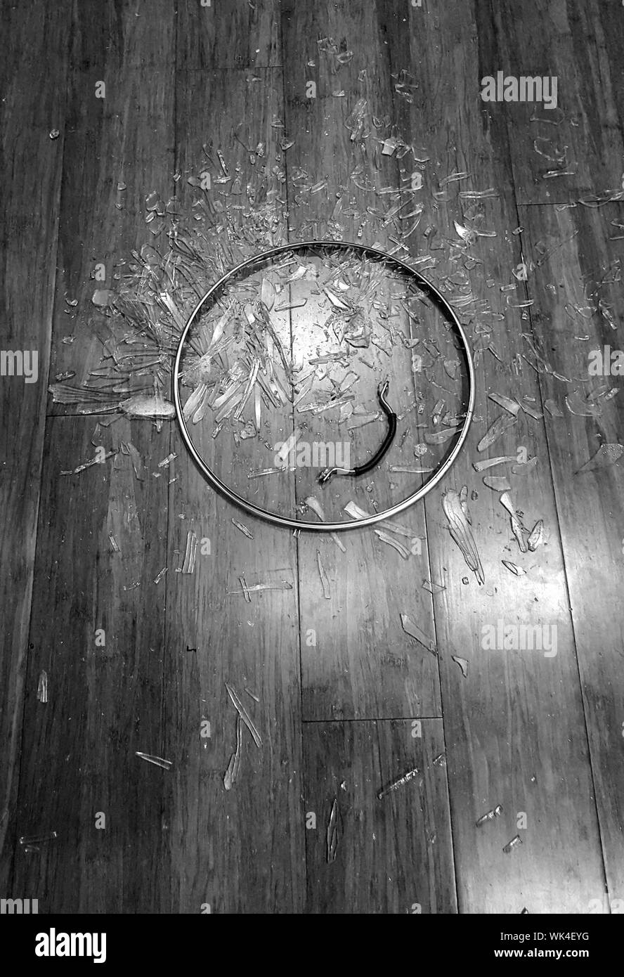 Shattered Mirror Black And White Stock Photos Images Alamy
