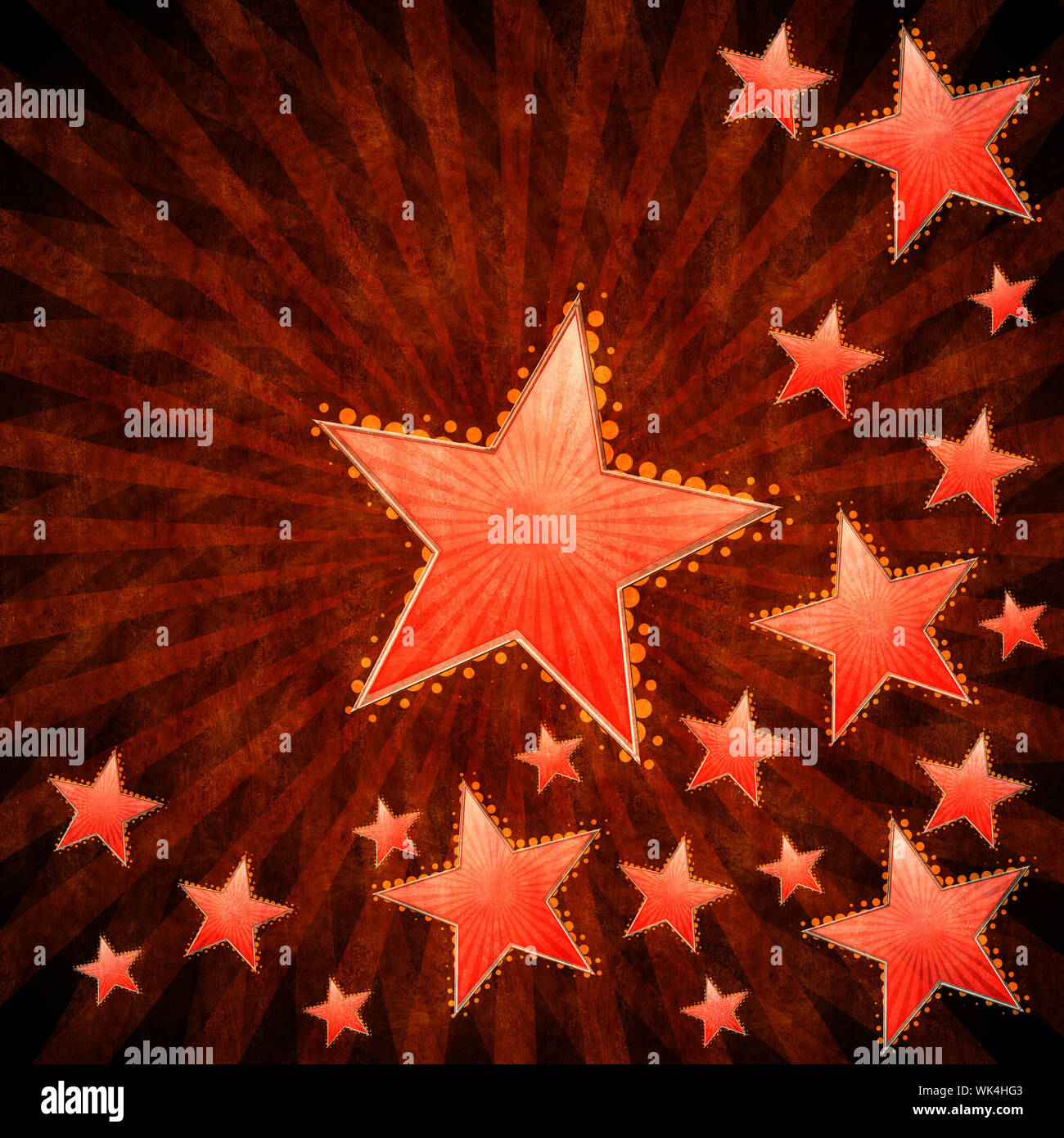 Abstract Rising Red Star Illustration of grunge red stars abstract background Stock Photo - Alamy