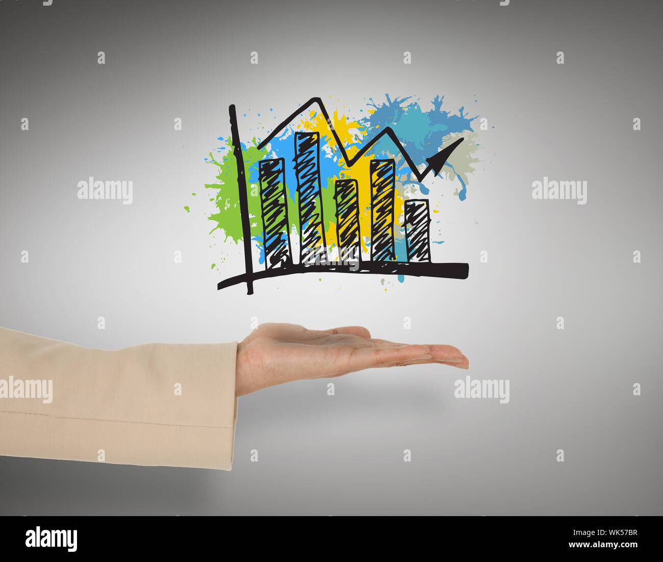 Vignette Graph Open paint colour chart hi-res stock photography and images - Alamy