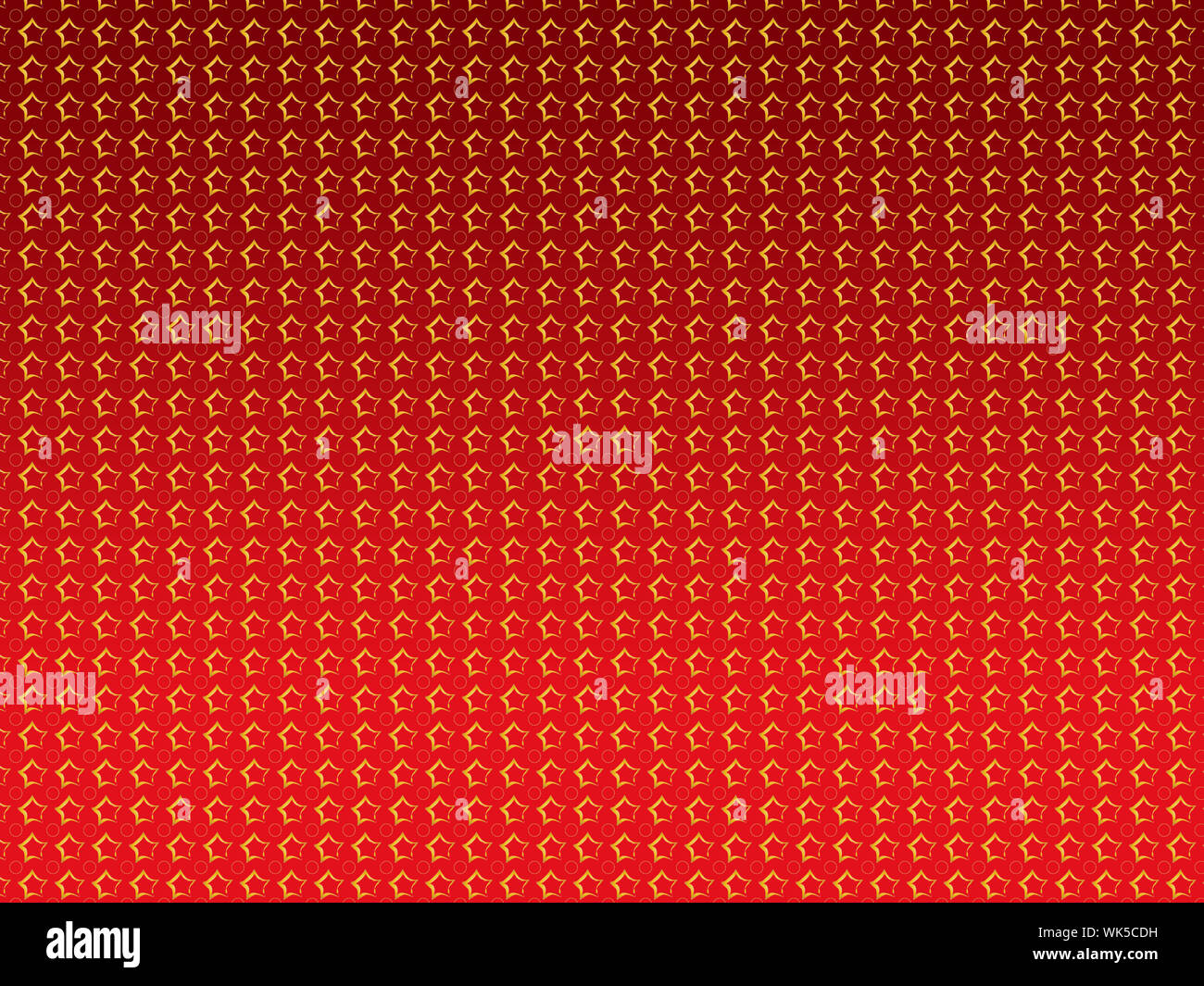 Abstract illustration of golden stars over red background Stock Photo ...