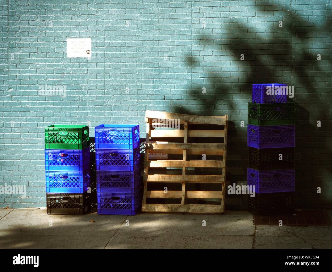 Stack Of Plastic Crates High Resolution Stock Photography and Images ...