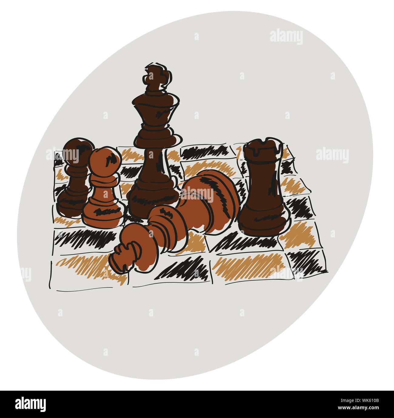 Chess Grandmaster Player Analysis Abstract Concept Vector Graphic Design  Illustration Element Stock Illustration - Download Image Now - iStock