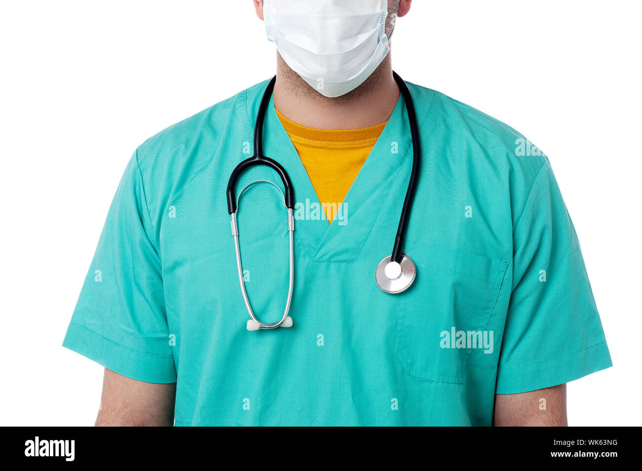 Image of stethoscope and medical uniform Stock Photo Alamy