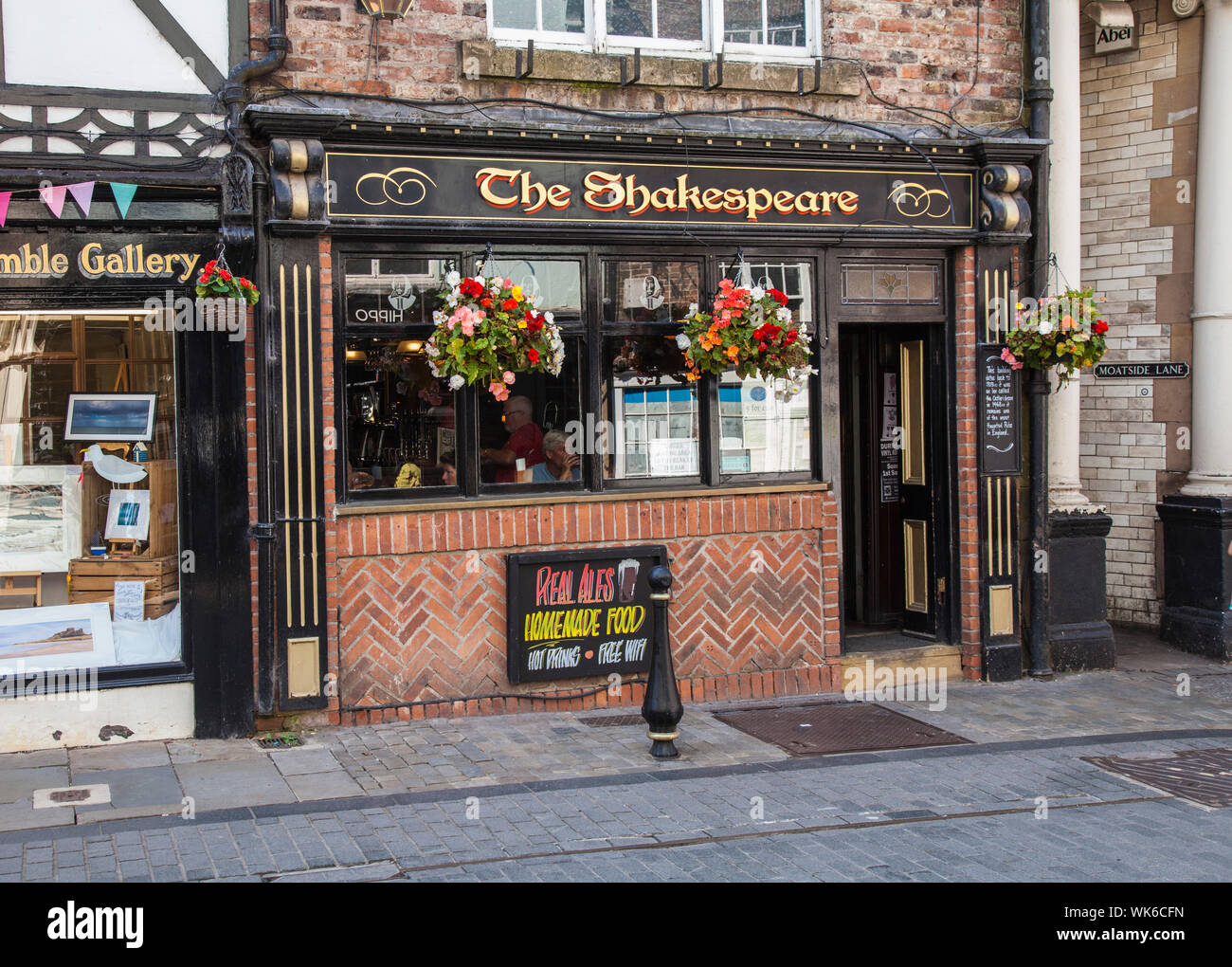 The Shakespeare  pub in Durham,England,UK Stock Photo