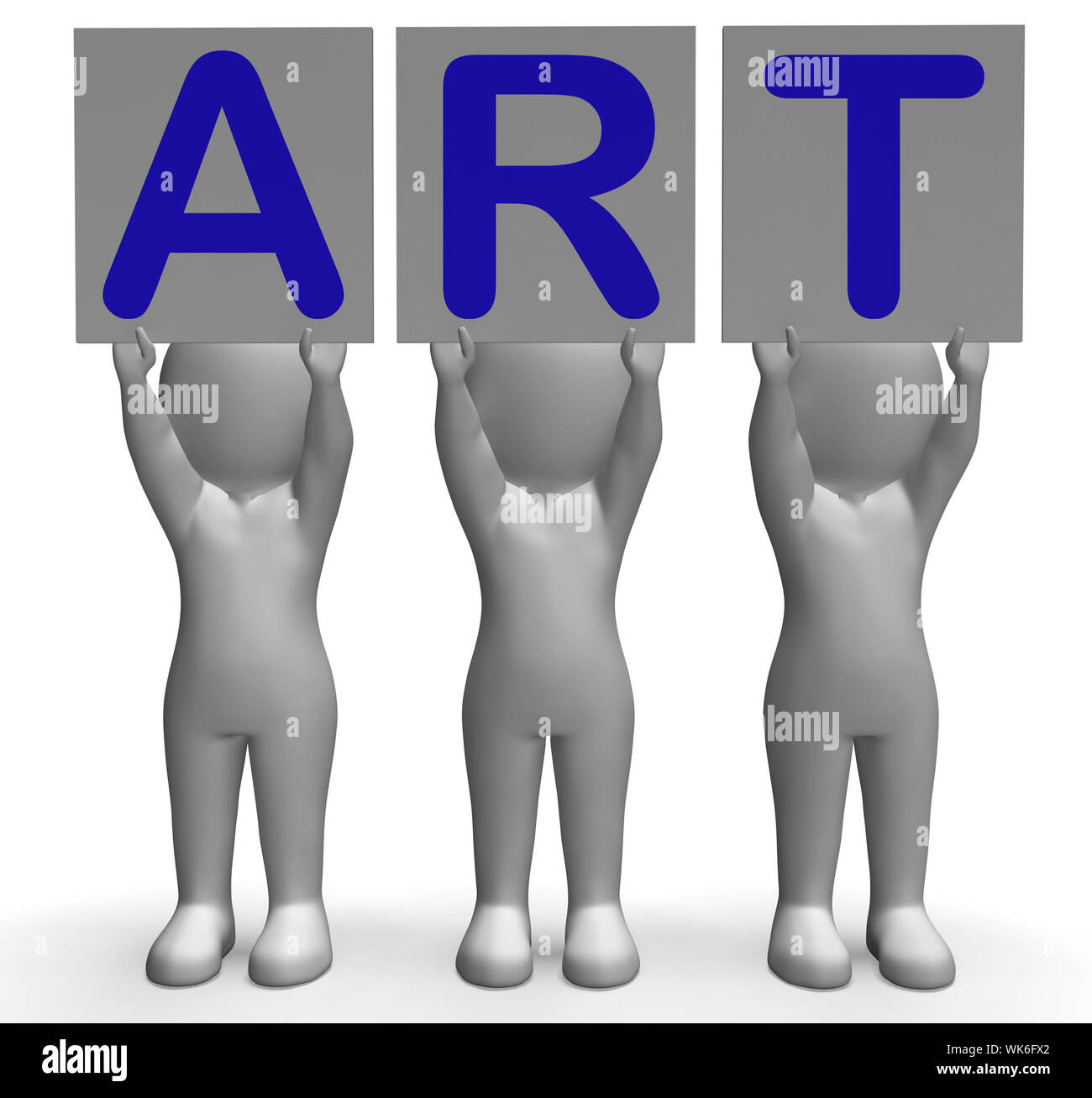 Art Banners Meaning Artistic Paintings Designs And Drawings Stock Photo