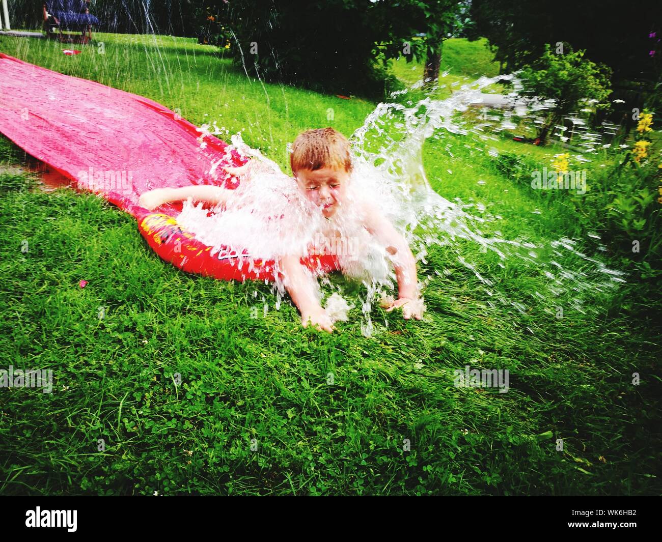Boy water park hi-res stock photography and images - Alamy