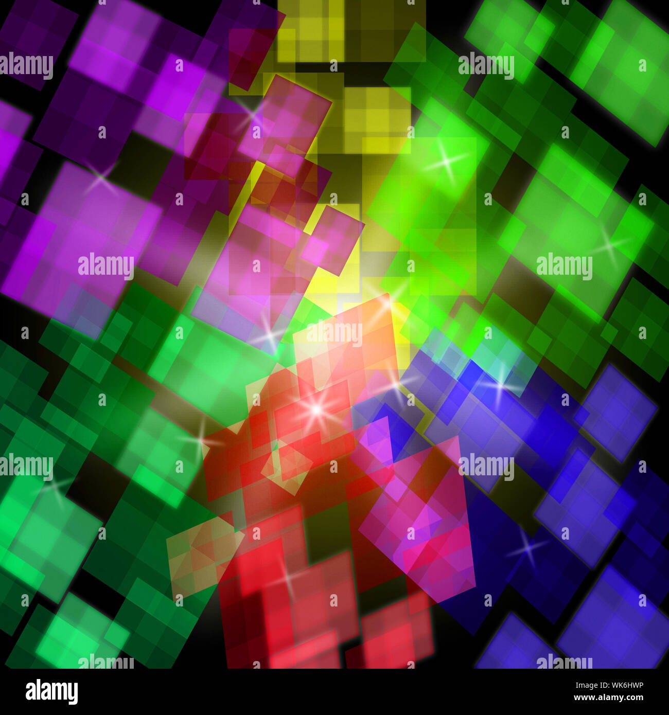 Colourful Cubes Background Meaning Geometrical Wallpaper Or Art Stock