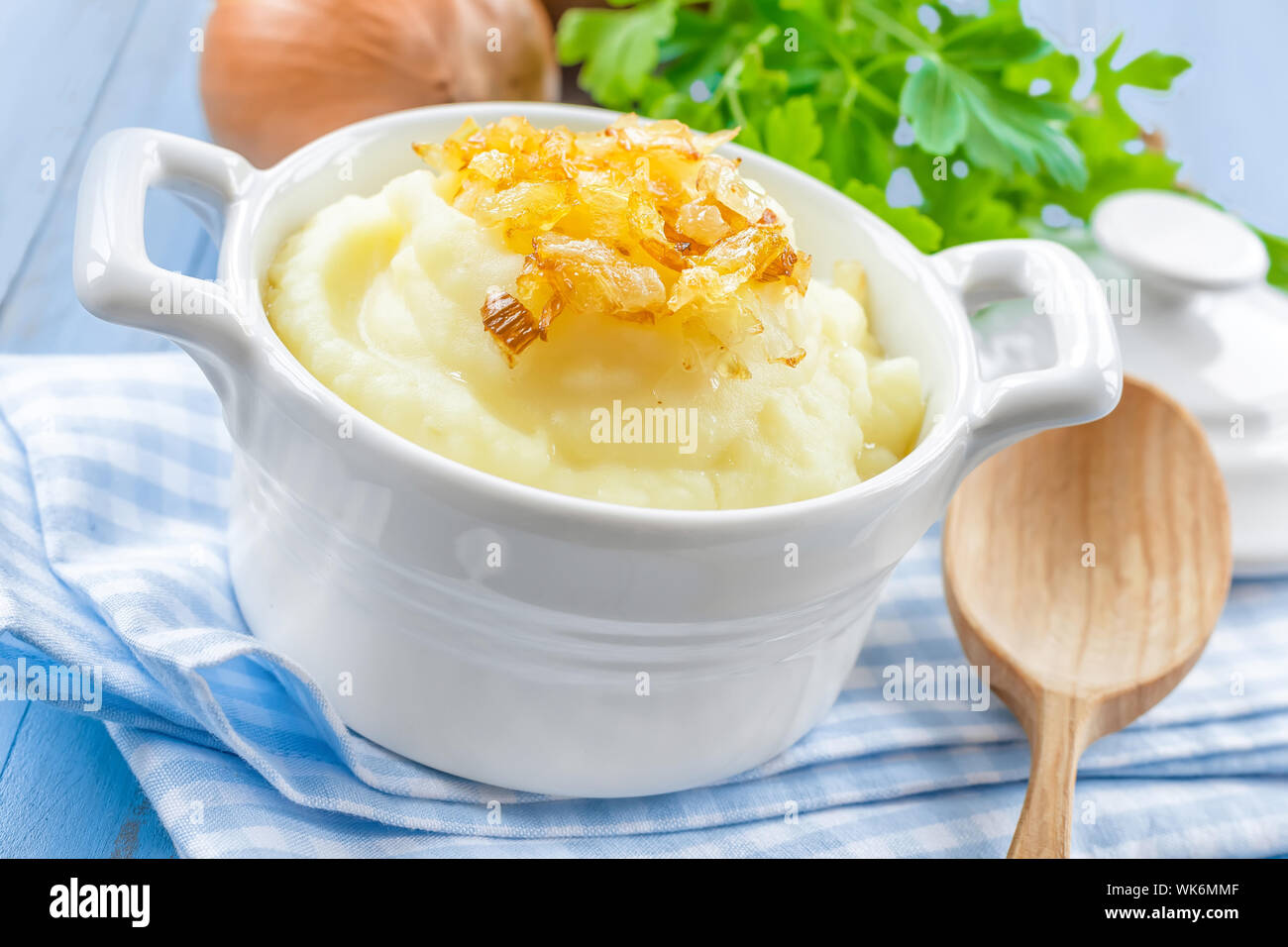 Potato mash Stock Photo