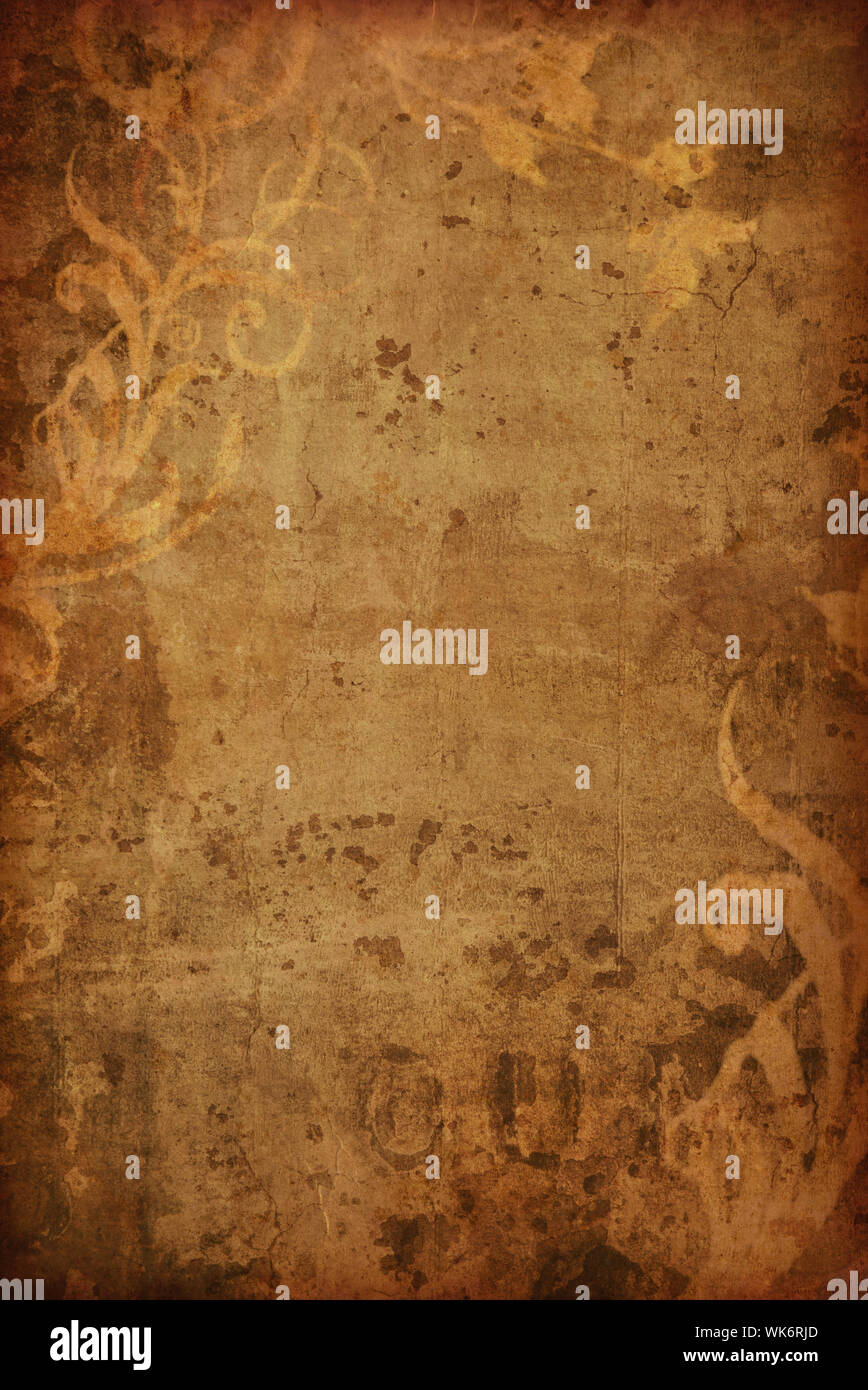 vintage parchment background with space for your text Stock Photo