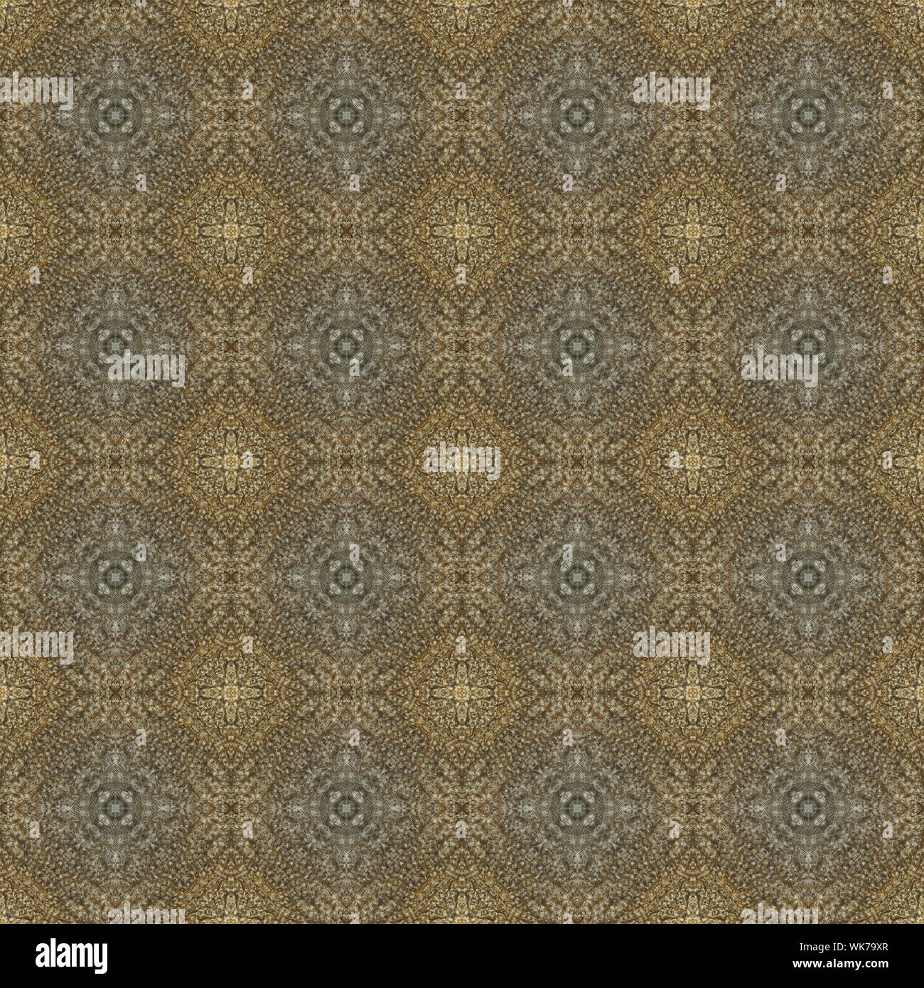 Seamless pattern made from Great Grey Owl feathers Stock Photo