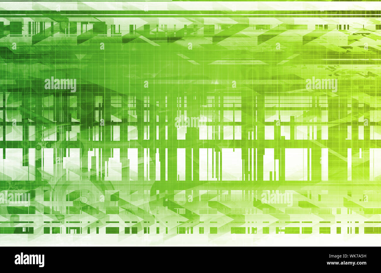 Software Engineering with a Technical Concept Art Stock Photo