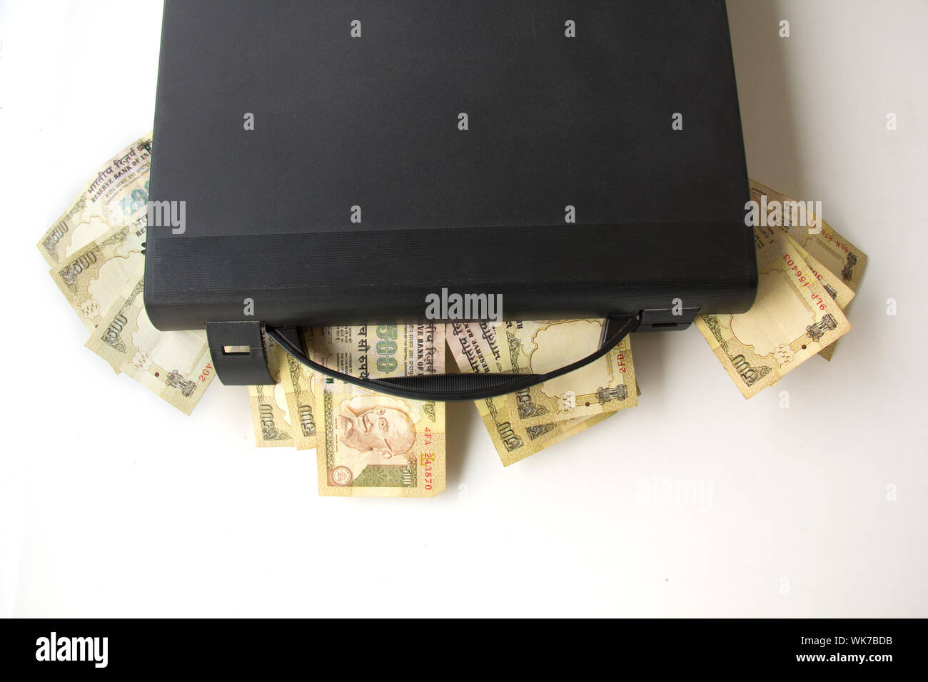 Briefcase full of money Stock Photo Alamy