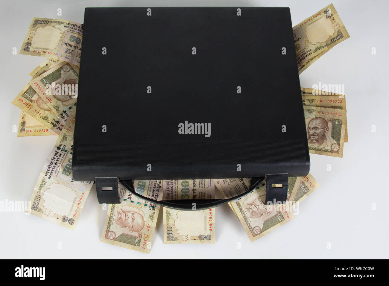 Briefcase full of money Stock Photo Alamy