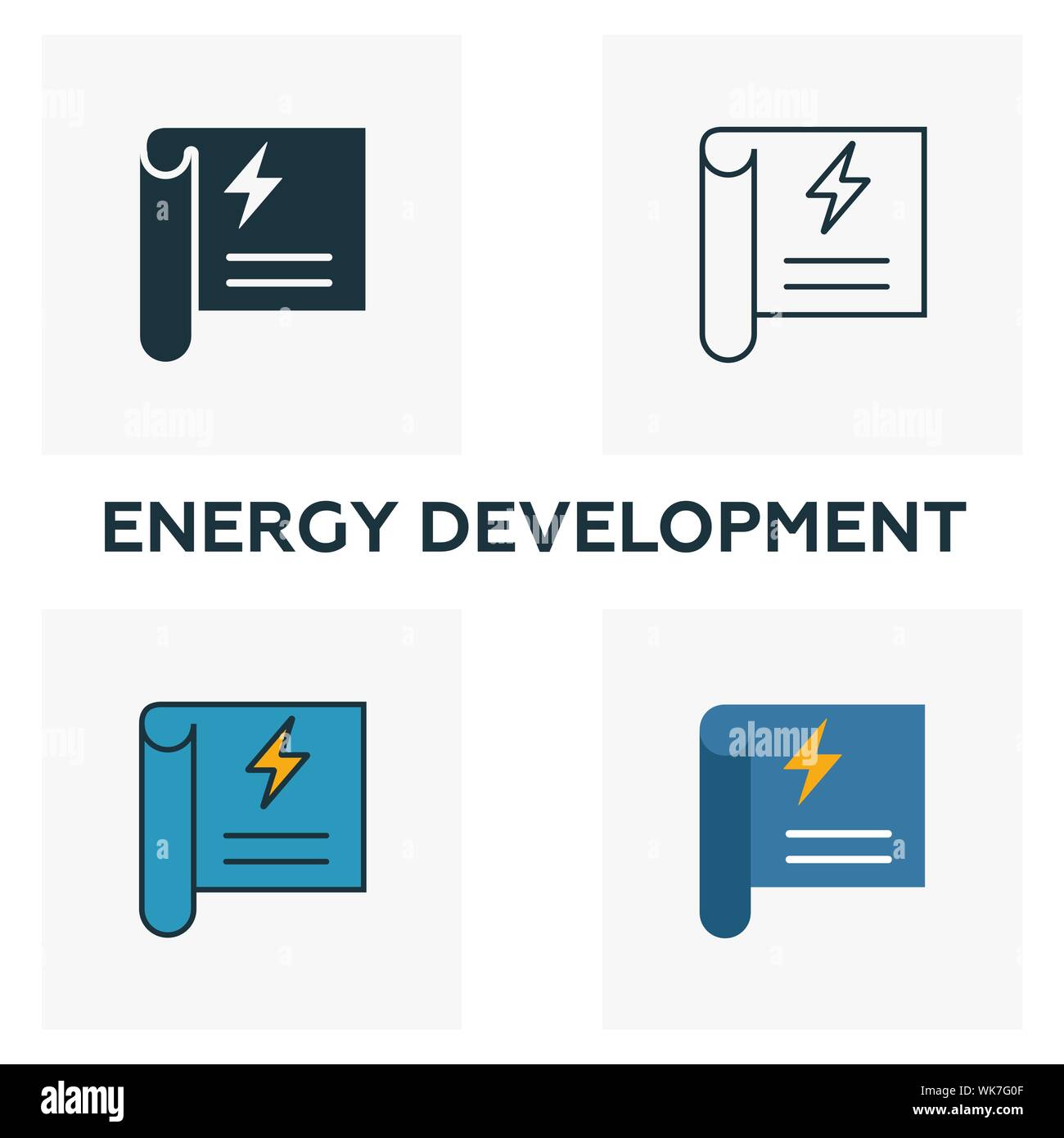 Earth Saving icon set. Four elements in diferent styles from power and ...