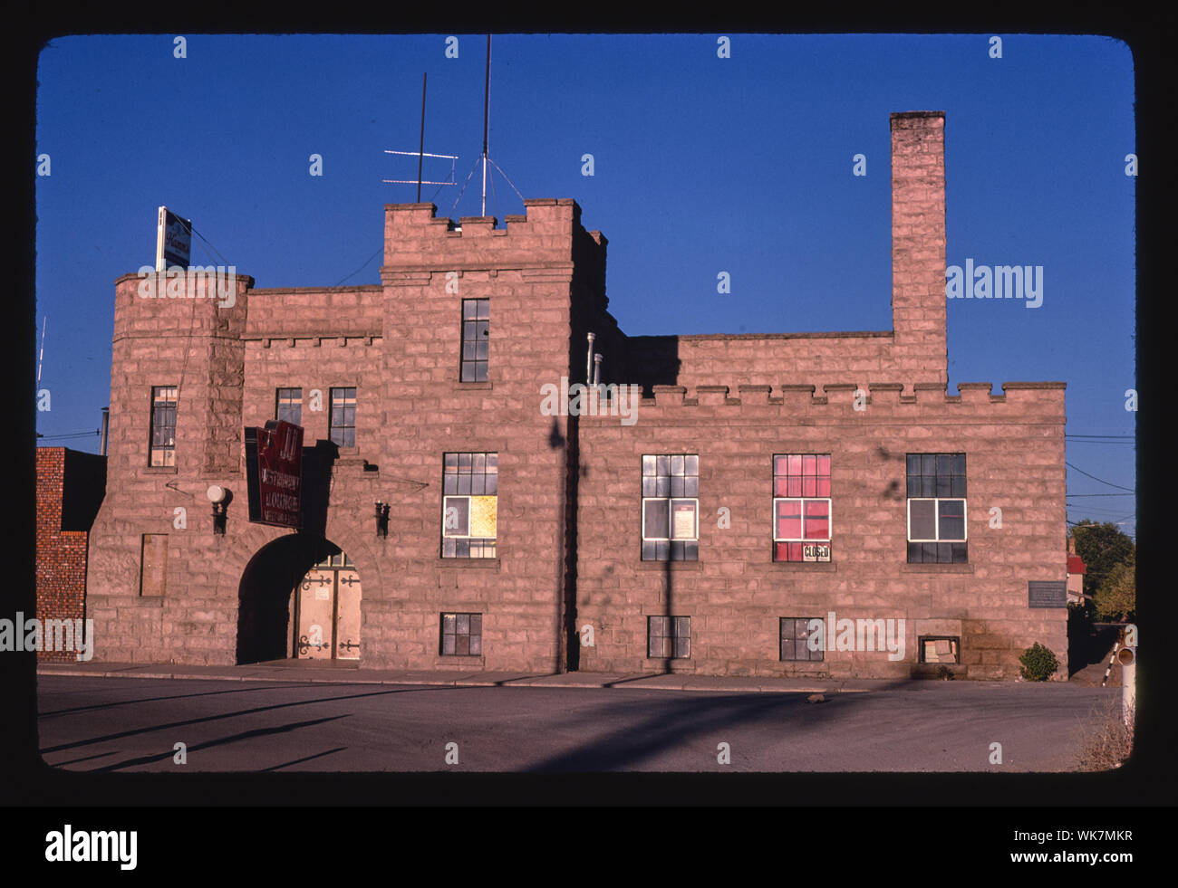 JJ Restaurant Lounge, Monte Vista, Colorado Stock Photo