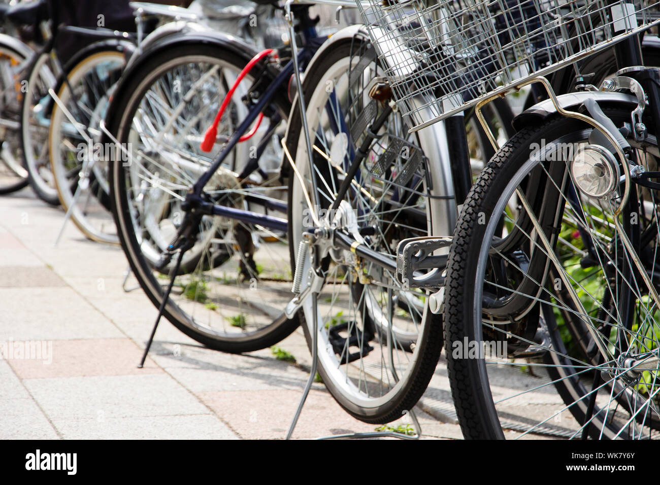 Bicycle parking lot japan hires stock photography and images Alamy