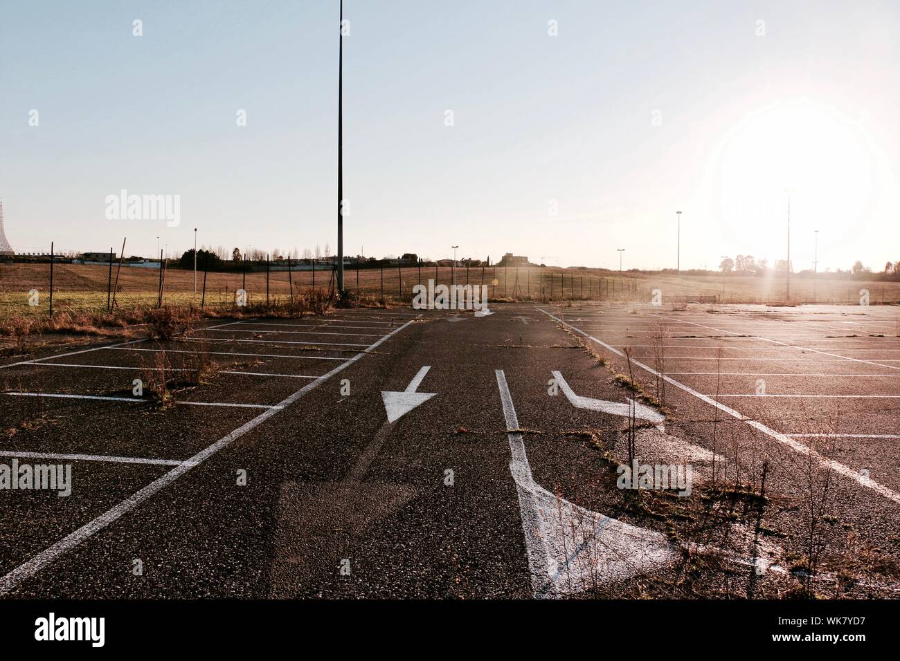Empty Carpark High Resolution Stock Photography and Images - Alamy