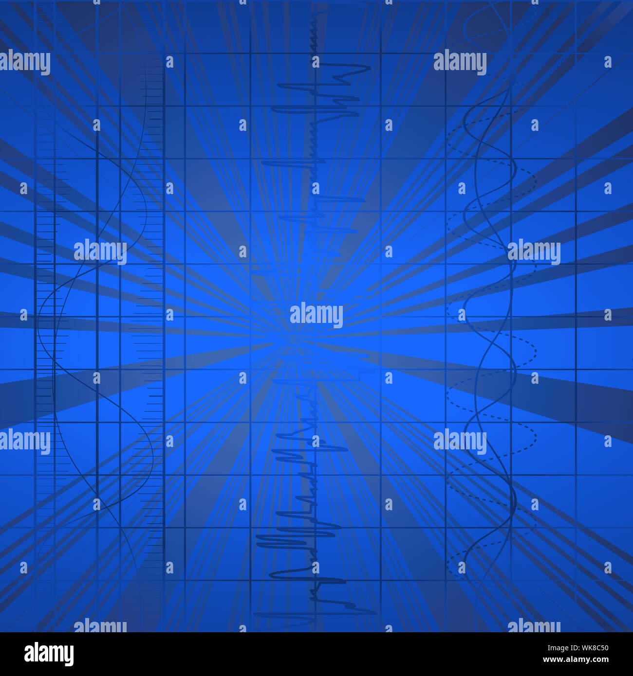 Hi tech blue background, abstract art Stock Photo - Alamy
