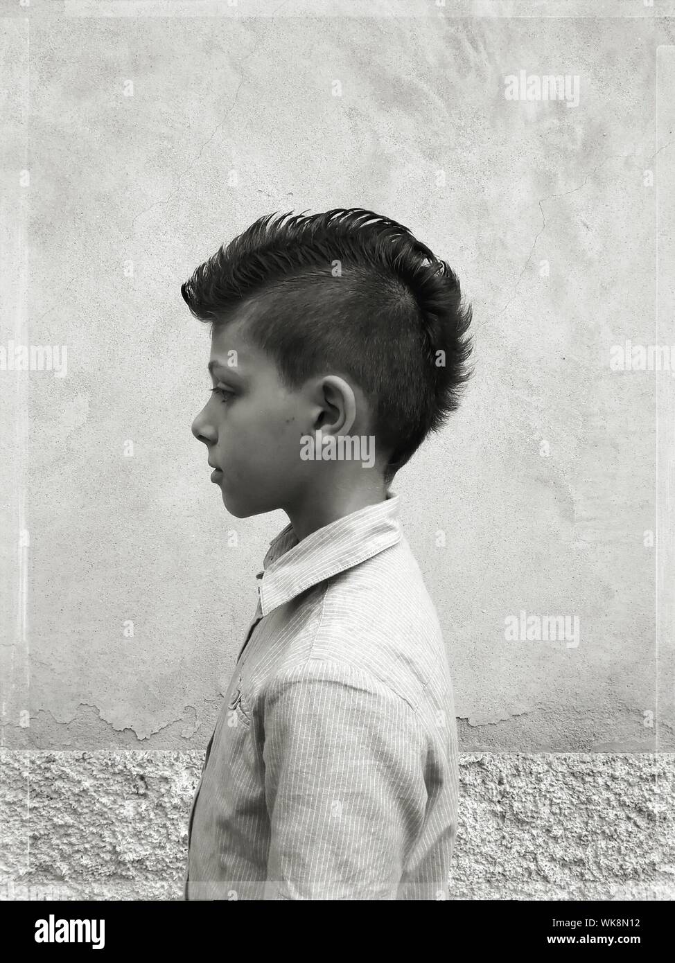 Boy Spiky Hair Stock Photos Boy Spiky Hair Stock Images Alamy