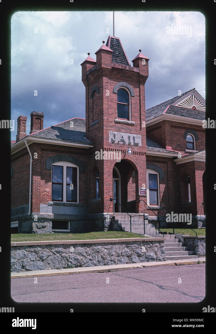 Jail (1896), Philipsburg, Montana Stock Photo