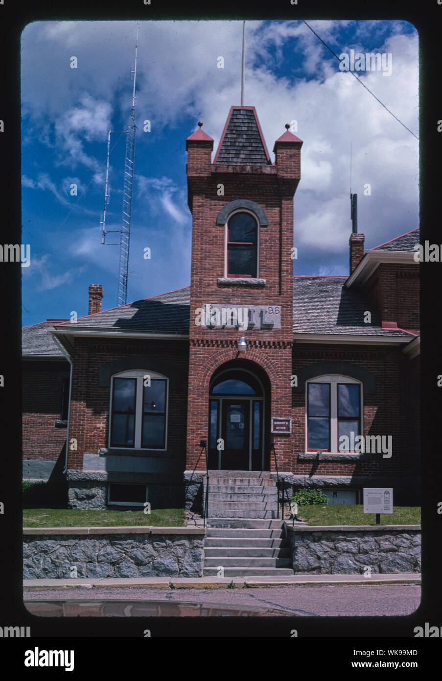 Jail (1896), Philipsburg, Montana Stock Photo
