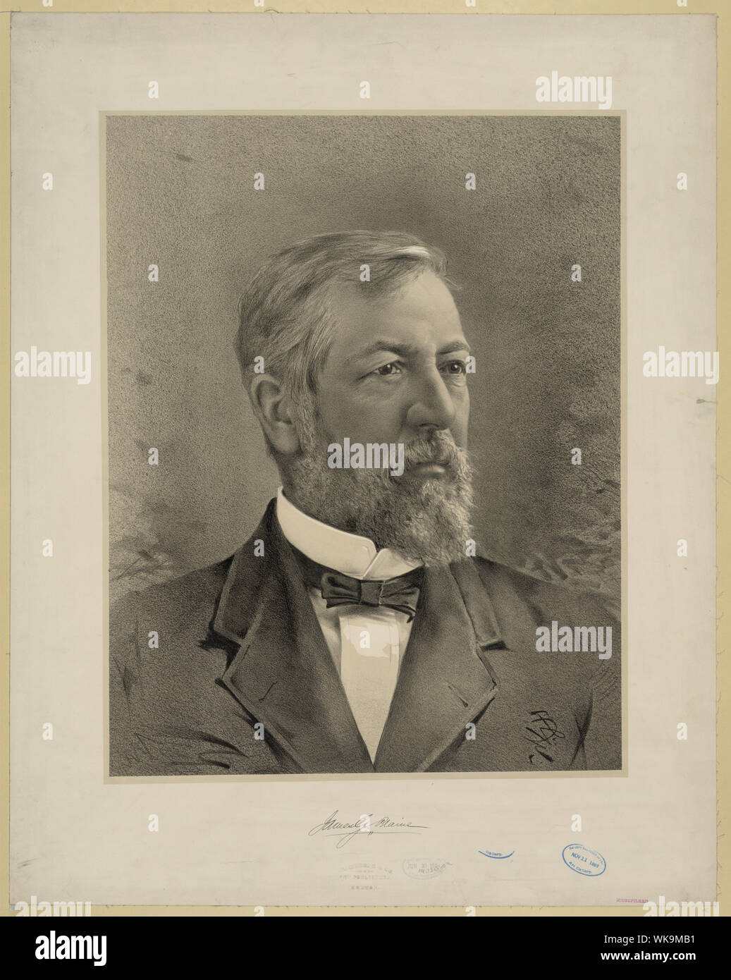 James G. Blaine Stock Photo - Alamy