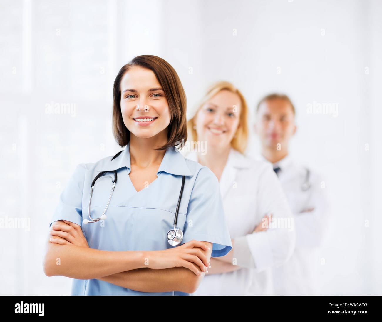 healthcare and medical concept - group of doctors Stock Photo - Alamy