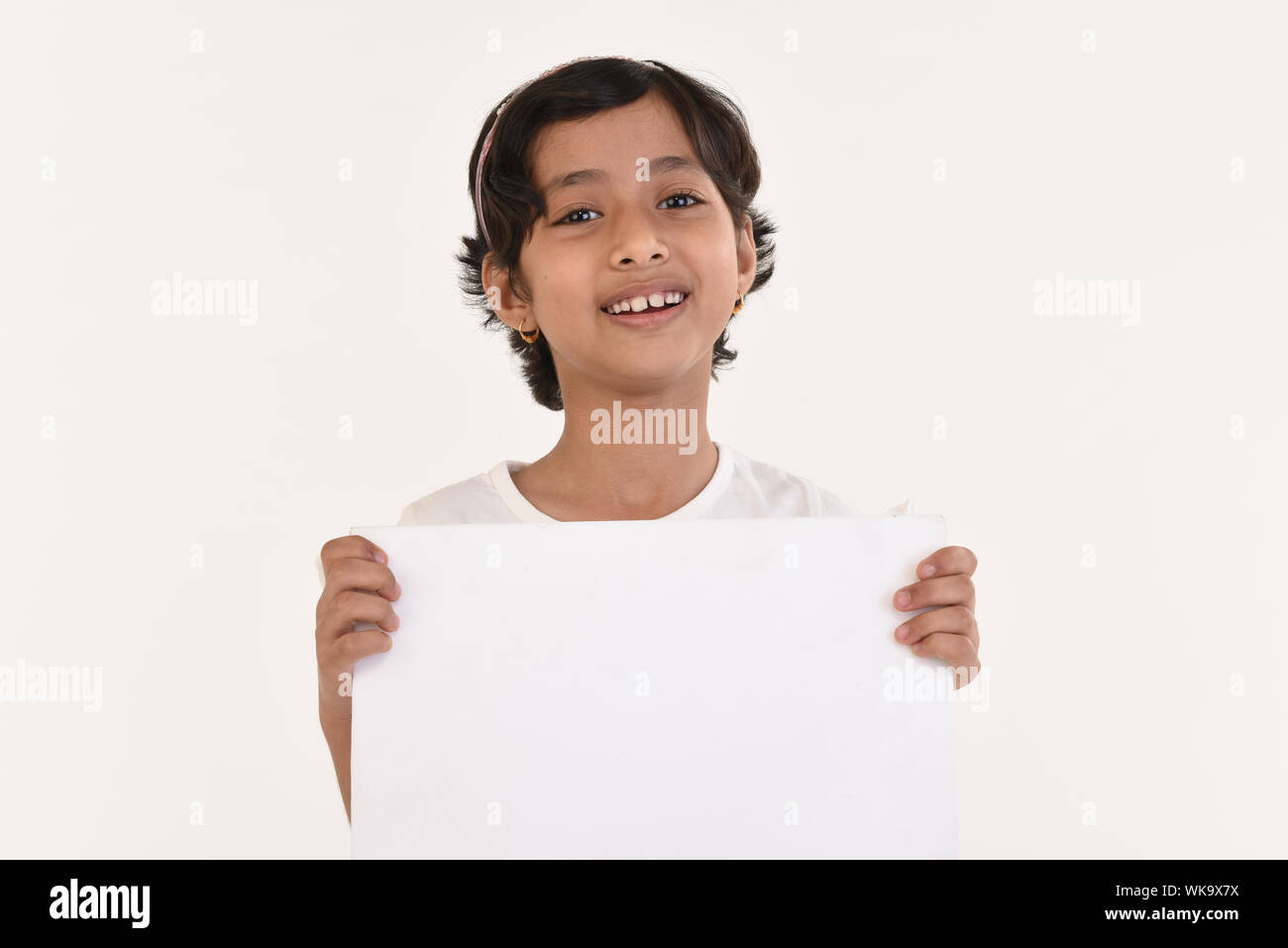 Girl child placard hi-res stock photography and images - Alamy