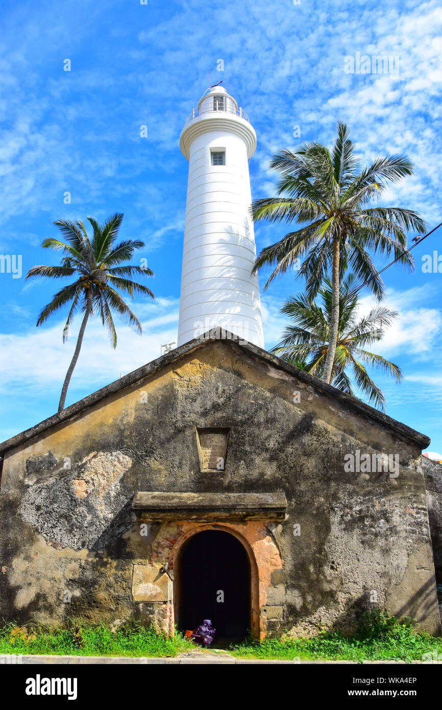 Galle Lighthouse, Galle Fort, Galle, Sri Lanka Stock Photo