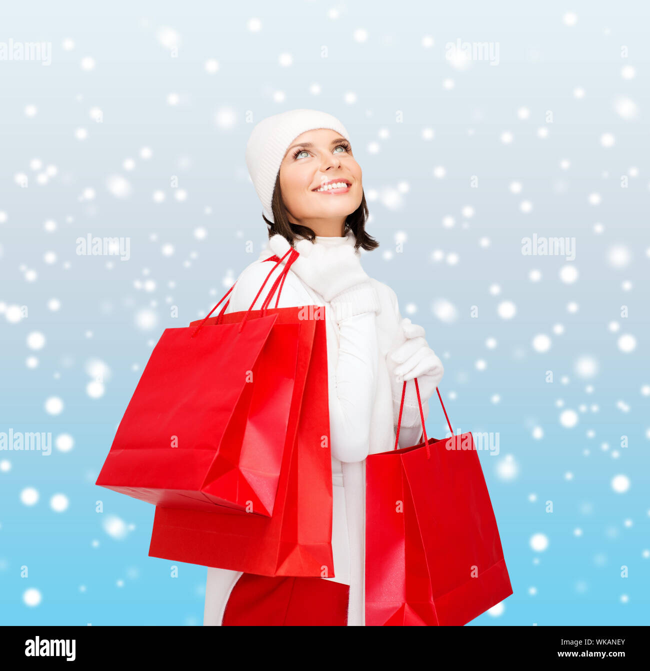 buying winter clothes