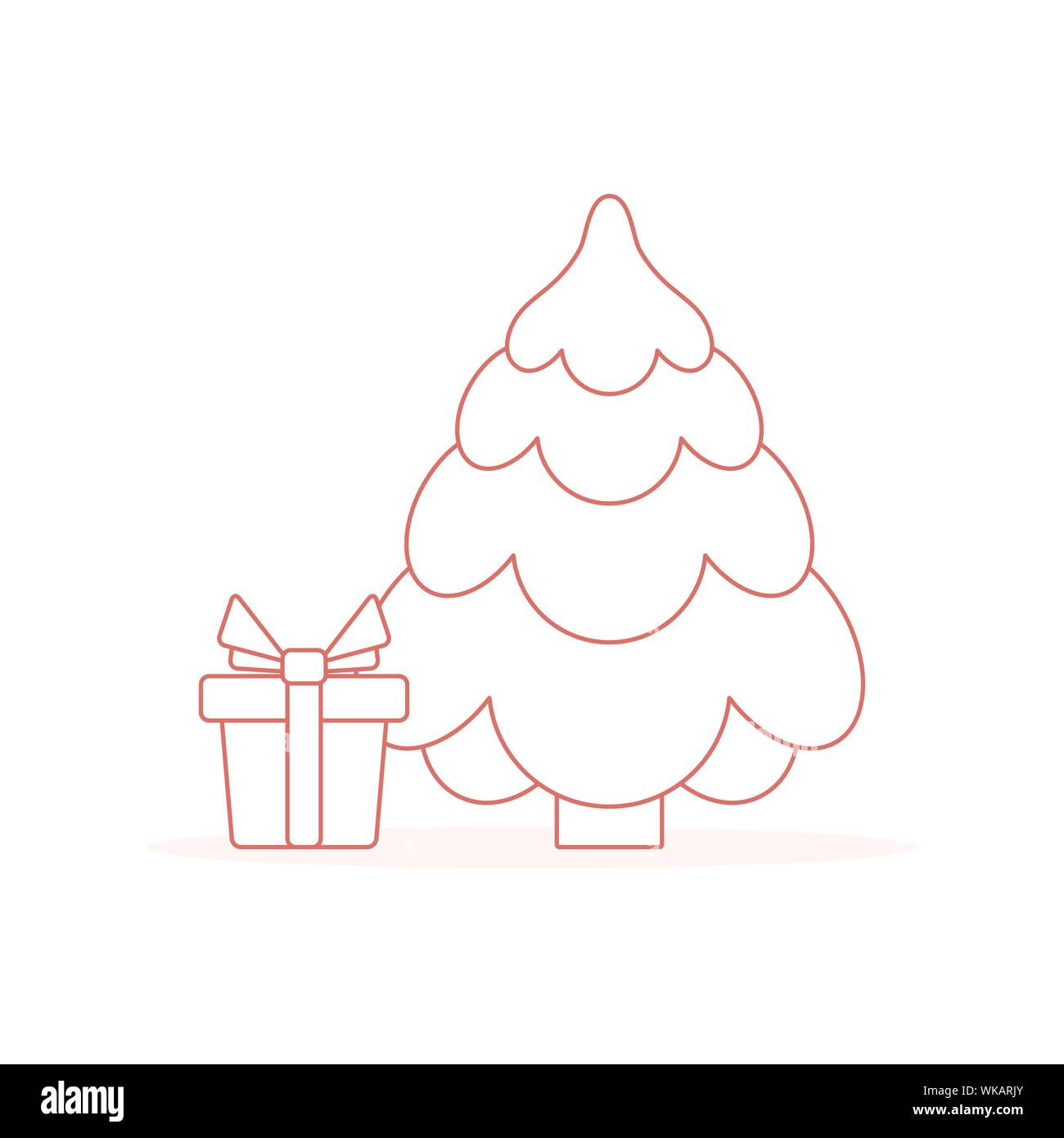 Happy new year 2020, Merry Christmas vector illustration with Christmas ...