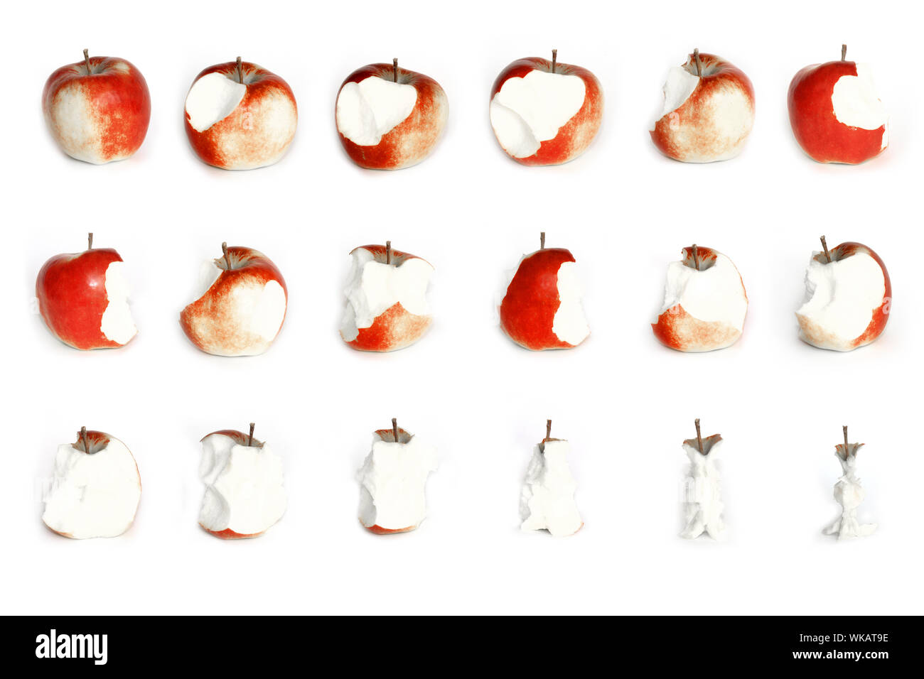 Apple eating Stock Photo