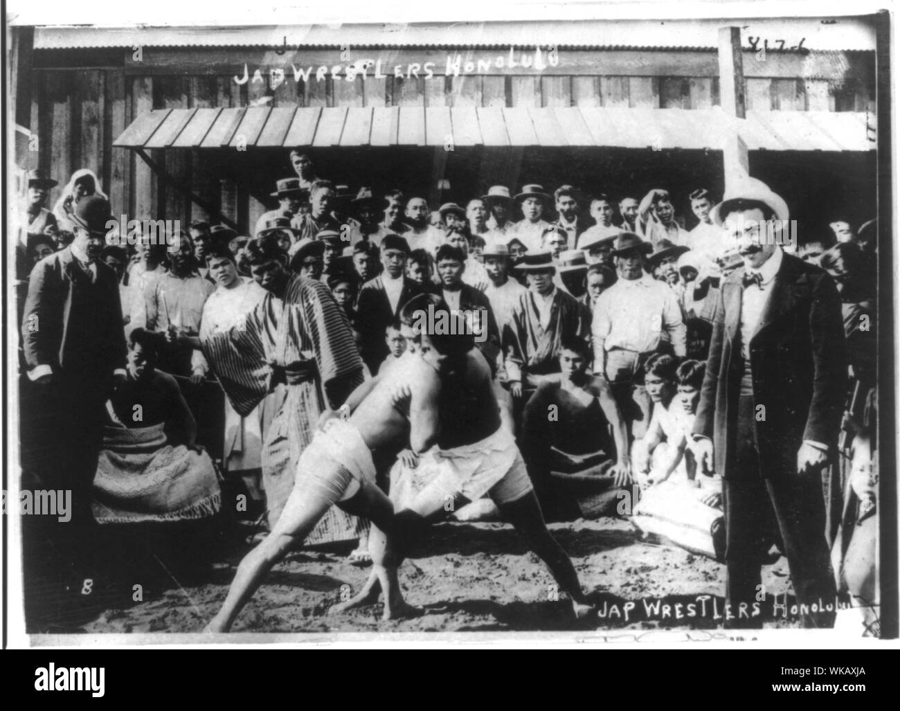 Japanese sumo wrestling, Honolulu Stock Photo Alamy