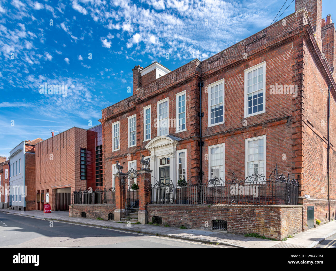 Pallant House Gallery in Chichester. The original Queen Anne house has