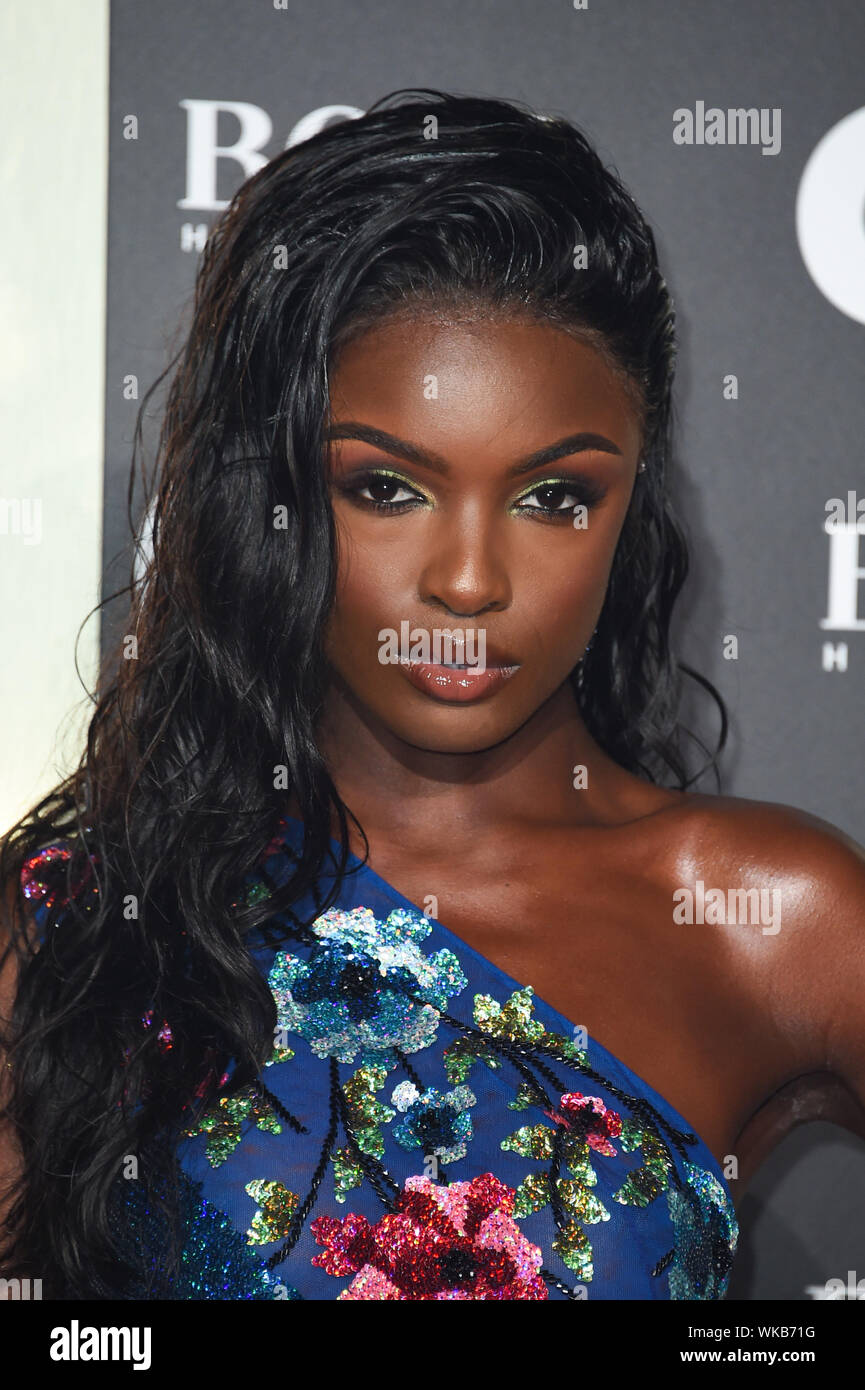 Leomie anderson arriving gq men year awards 2019 hi-res stock