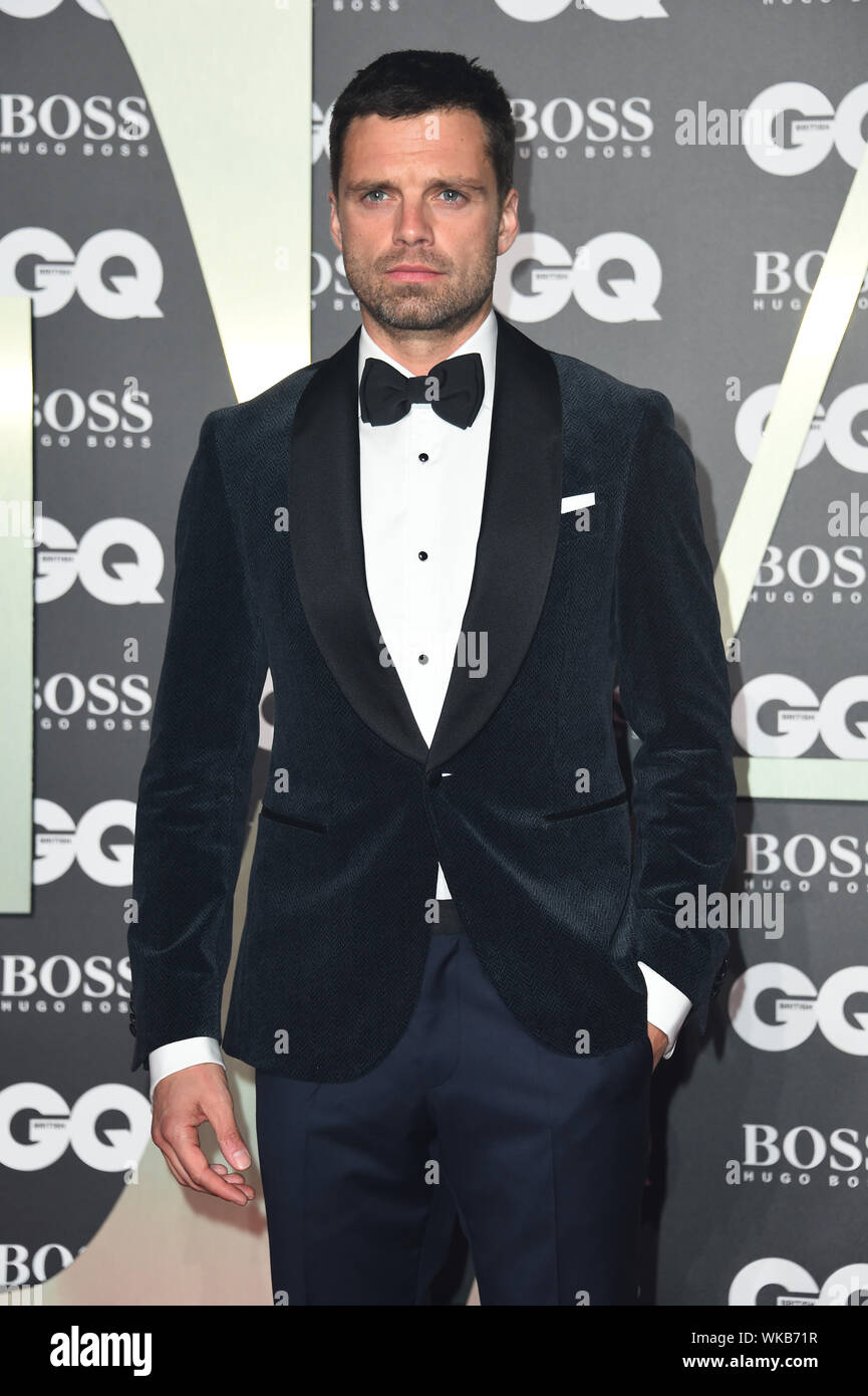 Sebastian Stan arriving at the GQ Men of the Year Awards 2019 in  association with Hugo Boss, held at the Tate Modern in London Stock Photo -  Alamy