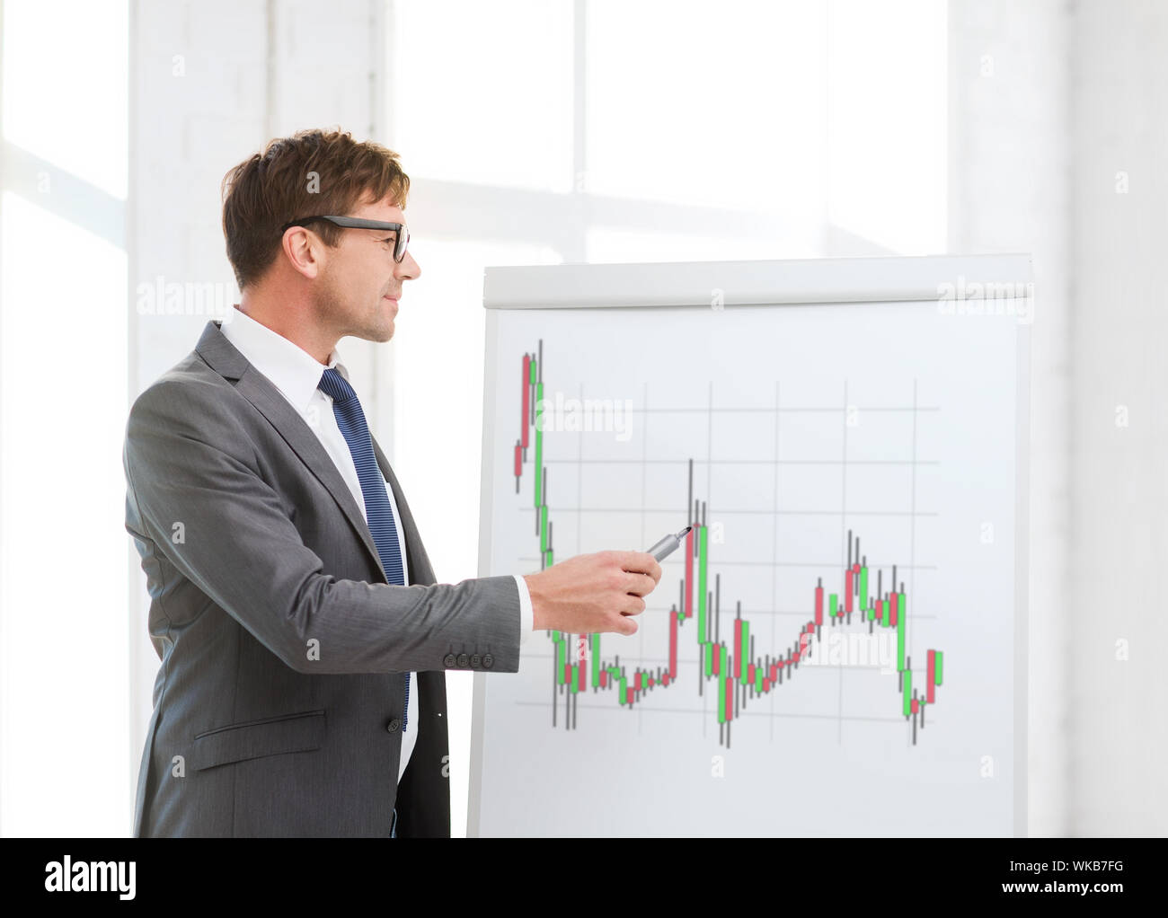 business, office and money concept - businessman in suit and black ...