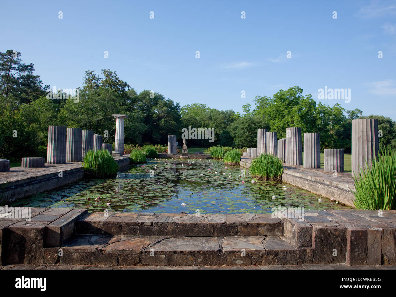 Jasmine Hill Gardens Near Wetumpka Alabama Stock Photo