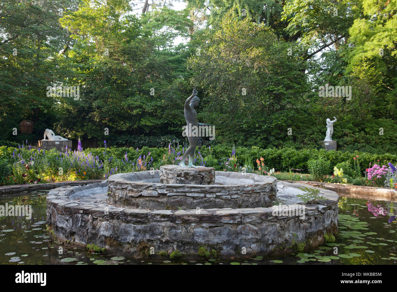 Jasmine Hill Gardens Near Wetumpka Alabama Stock Photo