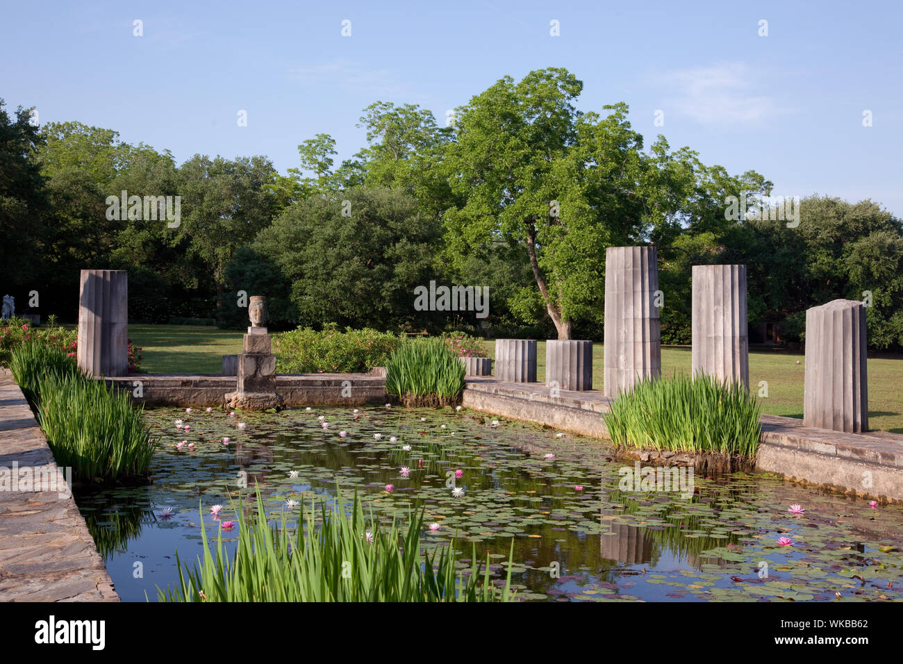 Jasmine Hill Gardens Near Wetumpka Alabama Stock Photo