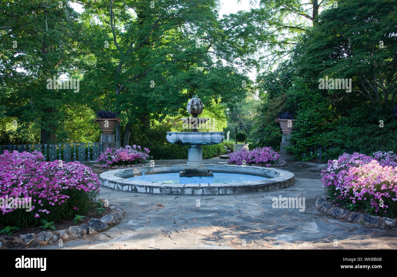 Jasmine Hill Gardens Near Wetumpka Alabama Stock Photo