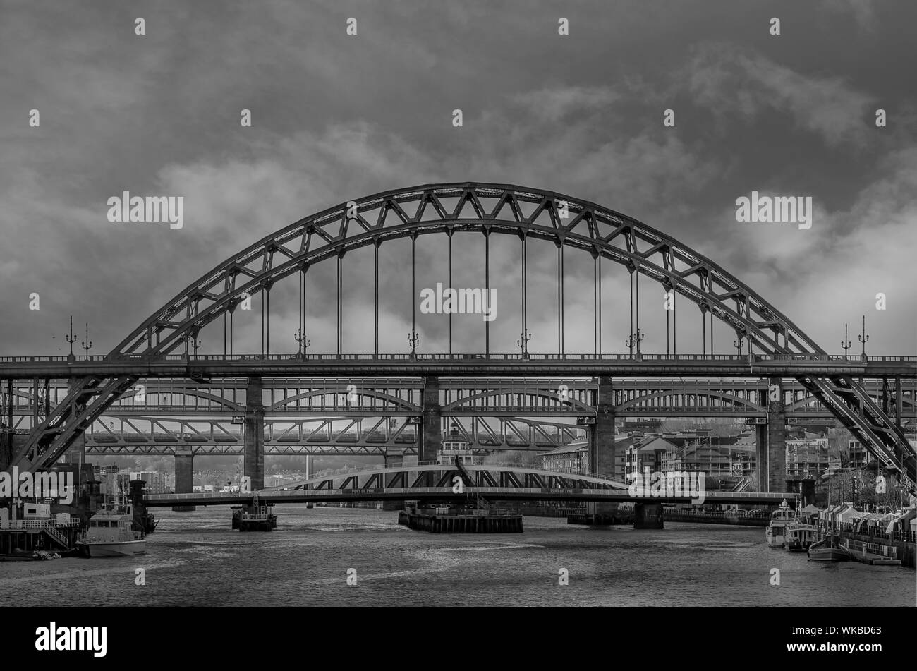 Tyne bridges Stock Photo