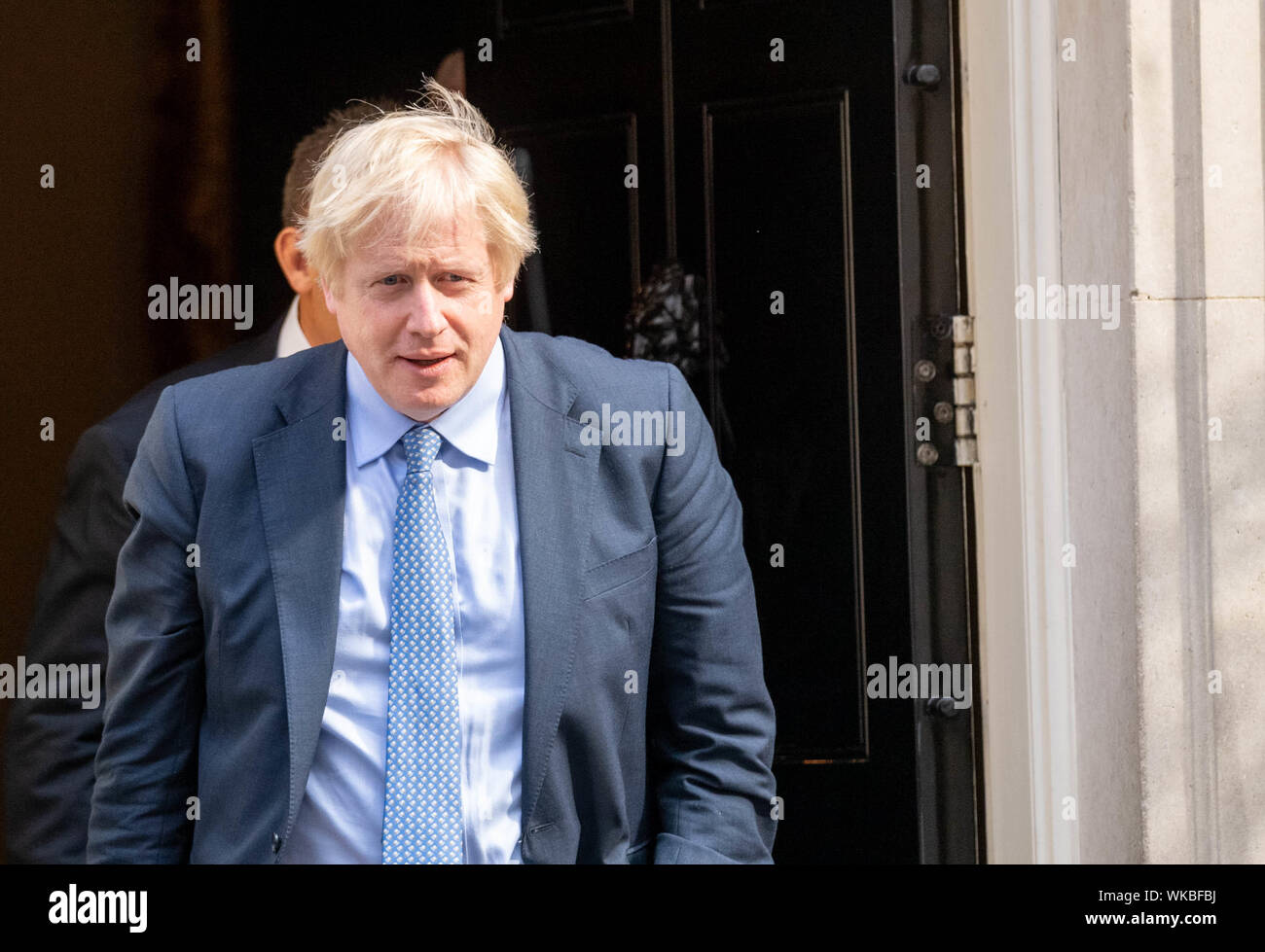 London 4th September 2019,  Boris Johnson MP PC Prime Minister leaves 10 Downing Street, London Credit Ian Davidson/Alamy Live News Stock Photo